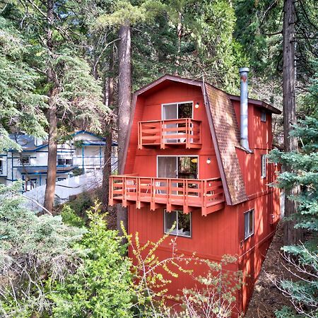 Pet & Kid Friendly Cozy Cabin, Bbq, Firepit, Outdoor Dining, Forest Views Villa Lake Arrowhead Exterior photo